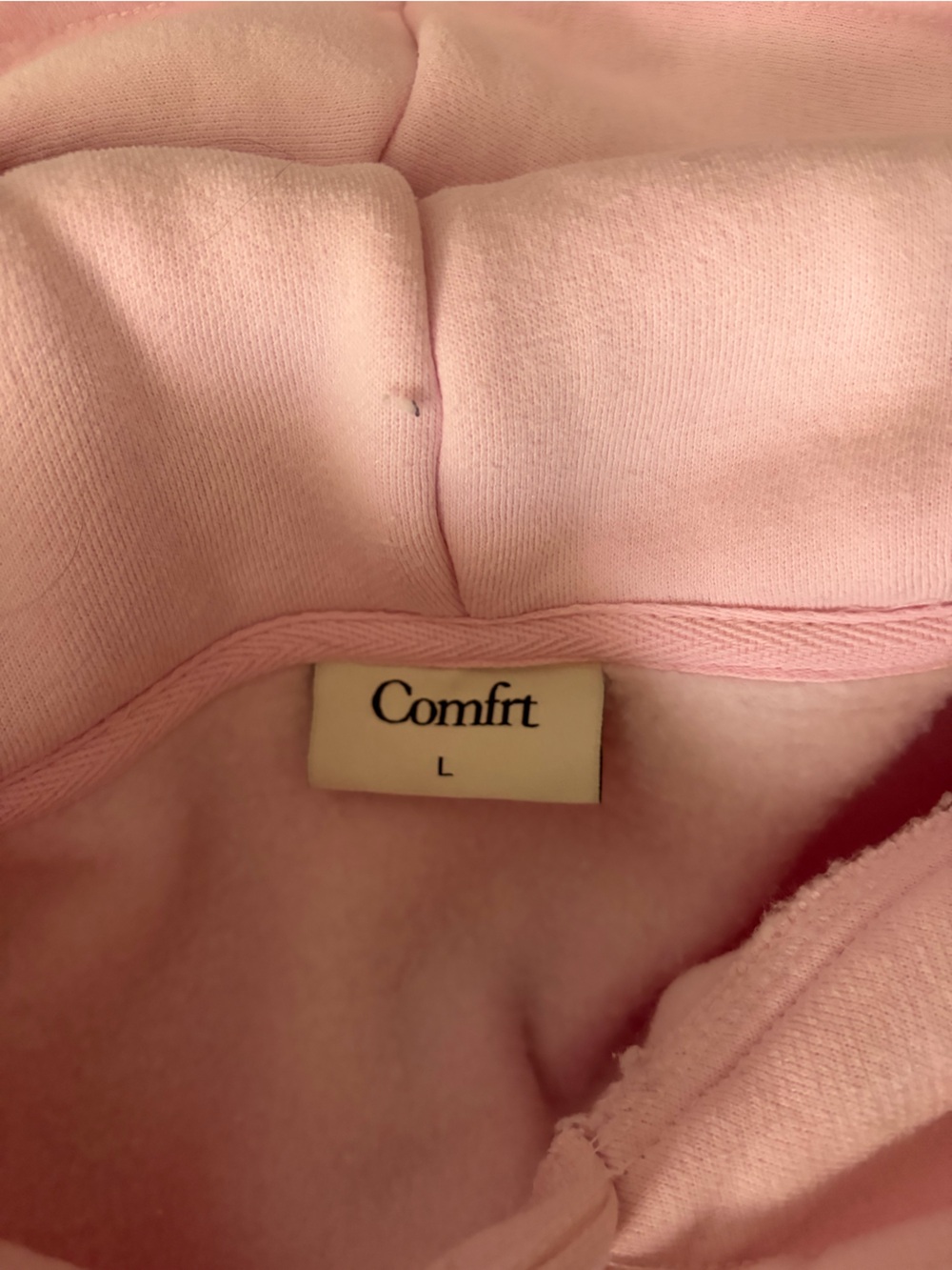 Comfrt Pink Oversized Hoodie - Picture 4 of 4